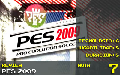 PES 2009 PS3 - Nota 7