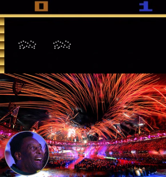 Pele's Soccer Fireworks
