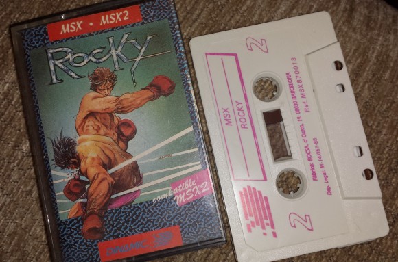 Rocky cassette para MSX