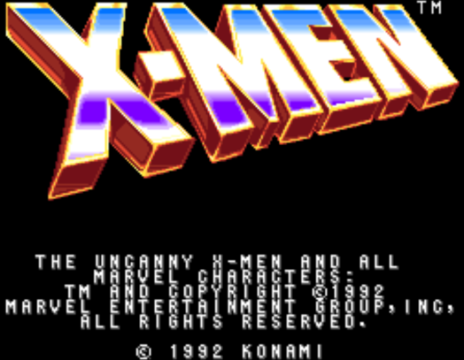 XMEN Konami Arcade